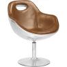 Buy Armchair with Armrests - Aviator Style - Leather - Tulip Brown 25623 - prices