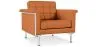 Armchair with armrests - Upholstered in leather - Town image 9