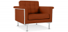 Buy Armchair with armrests - Upholstered in leather - Town Cognac 13181 in the United Kingdom