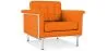 Armchair with armrests - Upholstered in leather - Town image 9