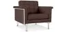 Armchair with armrests - Upholstered in leather - Town image 9