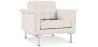 Armchair with armrests - Upholstered in leather - Town image 9