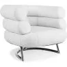 Buy Bivendun Armchair - Premium Leather White 16501