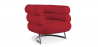 Buy Design Armchair - Upholstered in Leather - Bivendun Red 16501 in the United Kingdom