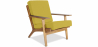 Buy Wooden Armchair with Armrests - Bansy Yellow 16772 in the United Kingdom