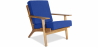 Buy Wooden Armchair with Armrests - Bansy Dark blue 16772 in the United Kingdom