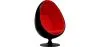 Egg Design Armchair - Upholstered in Faux Leather - Eny image 9