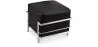  Square Footrest - Upholstered in Faux Leather - Kart image 9
