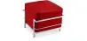  Square Footrest - Upholstered in Faux Leather - Kart image 9