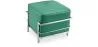  Square Footrest - Upholstered in Faux Leather - Kart image 9