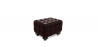 Buy 
Square Footrest - Leather Upholstered - Knox Cognac 23370 at Privatefloor