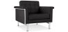 Buy Armchair with Armrests - Upholstered in Faux Leather - Town Black 13180 - prices