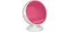 Design Ball Armchair - Upholstered in Fabric - Batton image 9