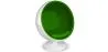 Design Ball Armchair - Upholstered in Fabric - Batton image 9