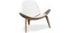 Design Armchair - Scandinavian Armchair - Upholstered in Leather - Lucy image 9