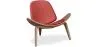 Design Armchair - Scandinavian Armchair - Upholstered in Leather - Lucy image 9