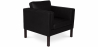 Buy Armchair with Armrest - Upholstered in Faux Leather - Betzalel Black 15440 - in the UK