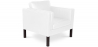 Buy Armchair with Armrest - Upholstered in Faux Leather - Betzalel White 15440 - prices