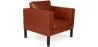 Armchair with Armrest - Upholstered in Faux Leather - Betzalel image 9