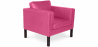 Buy Armchair with Armrest - Upholstered in Faux Leather - Betzalel Pink 15440 - in the UK