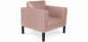 Buy Armchair with Armrest - Upholstered in Faux Leather - Betzalel Pastel pink 15440 - prices