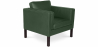 Buy Armchair with Armrest - Upholstered in Faux Leather - Betzalel Green 15440 in the United Kingdom