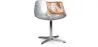 Lounge Chair - Design Chair - Leather & Metal - Cognac image 9