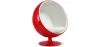 Ball Design Armchair - Upholstered in Faux Leather - Baller image 9