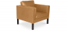 Buy Armchair with Armrest - Upholstered in Leather - Betzalel Light brown 15441 at Privatefloor