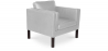Buy Armchair with Armrest - Upholstered in Leather - Betzalel Grey 15441 home delivery