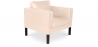 Buy Armchair with Armrest - Upholstered in Leather - Betzalel Ivory 15441 at Privatefloor
