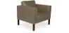 Armchair with Armrest - Upholstered in Leather - Betzalel image 9