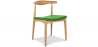 Buy Dining Chair - Scandinavian Style - Wood and Leather - Lanan Light green 16435 home delivery