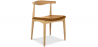 Buy Dining Chair - Scandinavian Style - Wood and Leather - Voga Light brown 16436 at Privatefloor