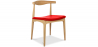 Buy Dining Chair - Scandinavian Style - Wood and Leather - Voga Red 16436 with a guarantee
