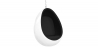 Buy Hanging Egg Design Armchair - Upholstered in Fabric - Eny Black 16504 - prices