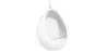Hanging Egg Design Armchair - Upholstered in Fabric - Eny image 9
