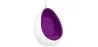 Hanging Egg Design Armchair - Upholstered in Fabric - Eny image 9