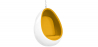 Buy Hanging Egg Design Armchair - Upholstered in Fabric - Eny Yellow 16504 - prices