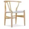Buy Wooden Dining Chair - Scandinavian Style - Wish Natural wood 99916432