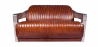 Buy Leather Upholstered Sofa - 2 Seater - Churchill Vintage brown 48369 - in the UK