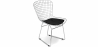 Buy Steel Dining Chair - Grid Design - Lived Black 16450 - in the UK