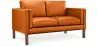 Polyurethane Leather Upholstered Sofa - 2 Seater - Mordecai image 9