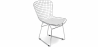 Buy Steel Dining Chair - Grid Design - Lived White 16450 - prices