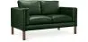 Polyurethane Leather Upholstered Sofa - 2 Seater - Mordecai image 9