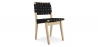 Buy Wooden and Fabric Dining Chair - Sinny Black 16457 - in the UK