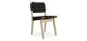 Wooden and Fabric Dining Chair - Sinny image 9