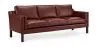 Polyurethane Leather Upholstered Sofa - 3 Seater - Benzion image 9