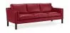 Polyurethane Leather Upholstered Sofa - 3 Seater - Benzion image 9