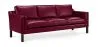 Polyurethane Leather Upholstered Sofa - 3 Seater - Benzion image 9